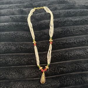 Elegant Multicolor Beaded Necklace